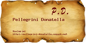 Pellegrini Donatella névjegykártya